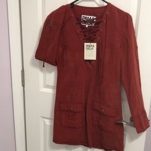 Pam&Gela Laceup Dress